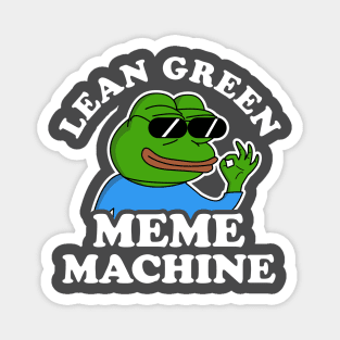 Lean Green Meme Machine Magnet