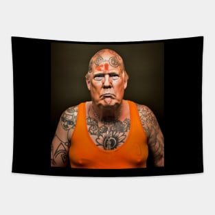 Prison Gangsta Trump Tapestry