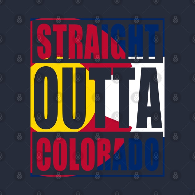 Straight Outta Colorado Flag by E