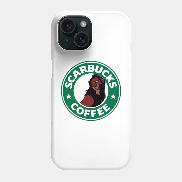 scar lion Scarbucks Coffee Phone Case by EladiaDuy