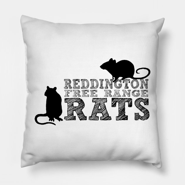 Reddington Free Range Rats Pillow by hauntedgriffin