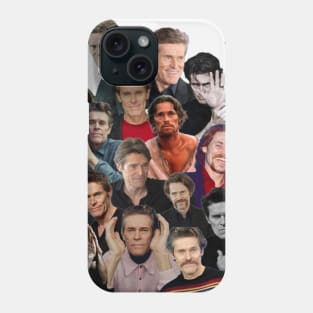 willem dafoe photo collage Phone Case