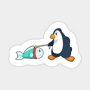 Penguin Fish Magnet