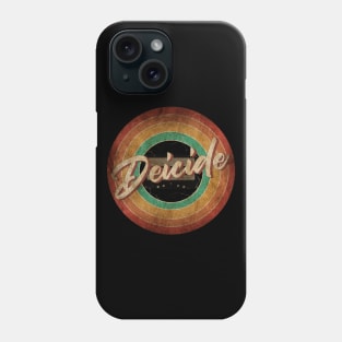 Deicide Vintage Circle Art Phone Case