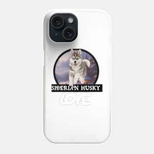 Siberian husky Phone Case