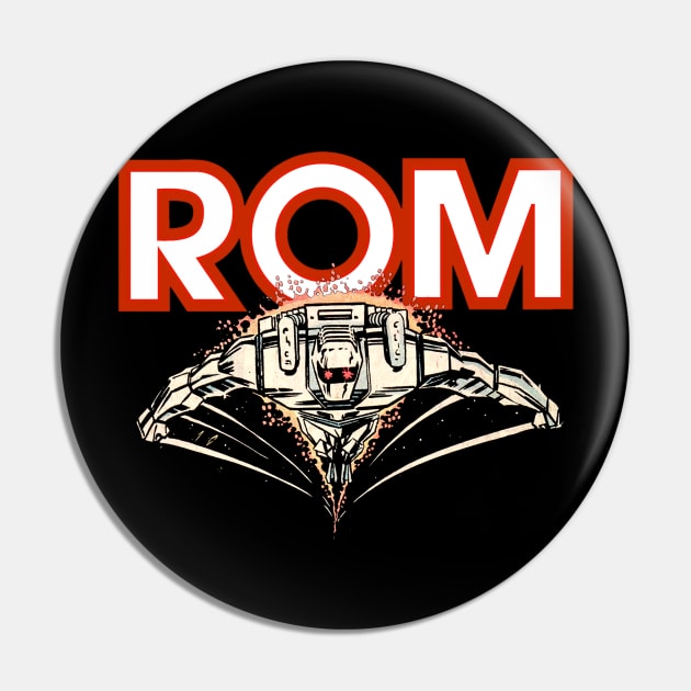 Rom Spaceknight Pin by UNDER THE QUARTER