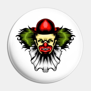 Scary Clown Pin