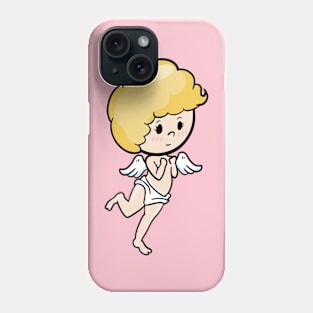 The cupid cartoon style for love or valentine concept. Phone Case