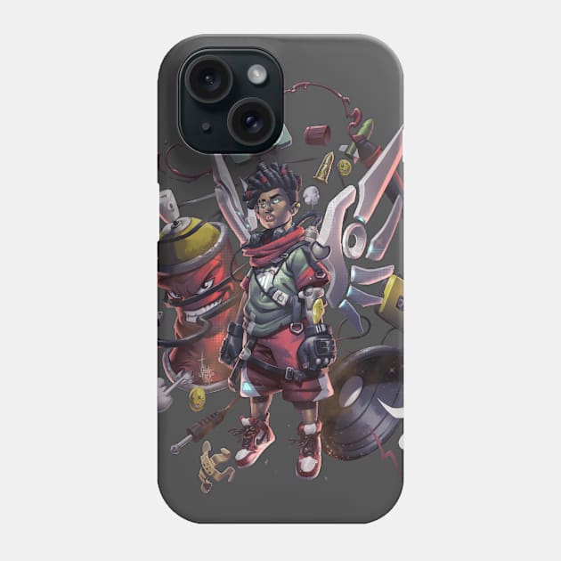 CYBERPUNK GRAFF Phone Case by vinzeltab