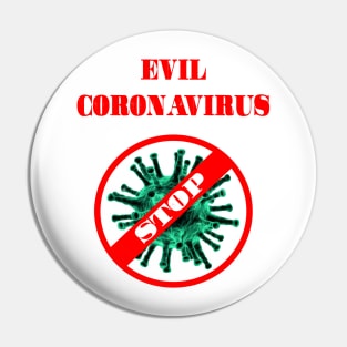 evil coronavirus Pin