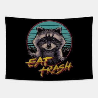 Eat Trash Back Print Tapestry