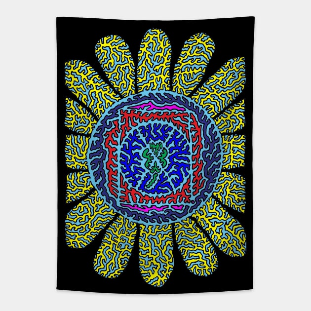 Sunflower Tapestry by NightserFineArts