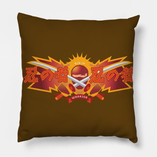 Ninja Warrior Pillow by GSD64