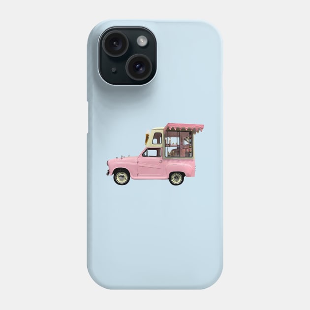 Austin Ice Cream Van Phone Case by markvickers41