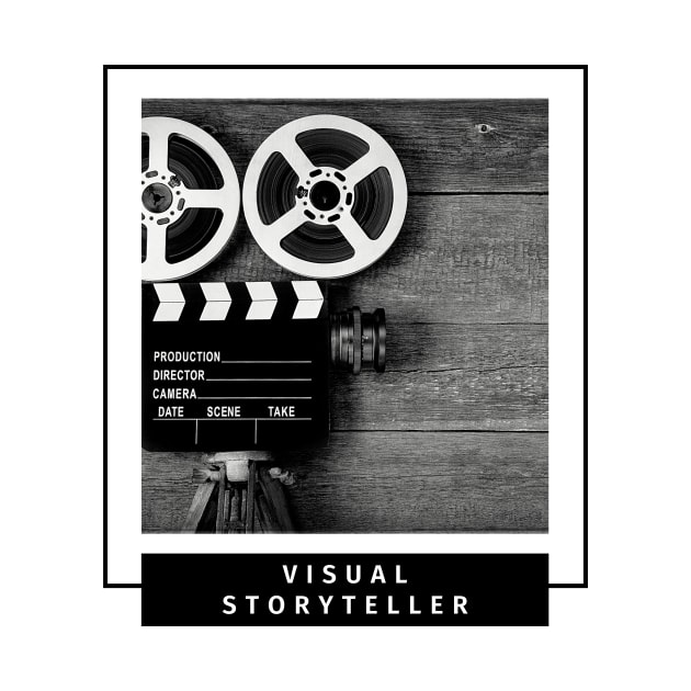 Visual Storyteller retro camera and film design for photographers and visual storytellers by BlueLightDesign