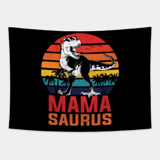 Mamasaurus T Rex Dinosaur Mama Saurus Family Matching Women Tapestry