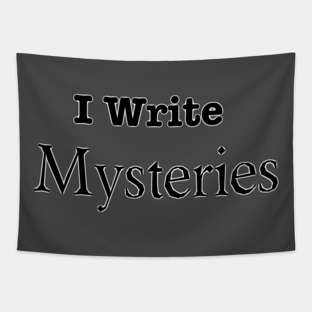 I Write Mysteries Tapestry by INKmagineandCreate