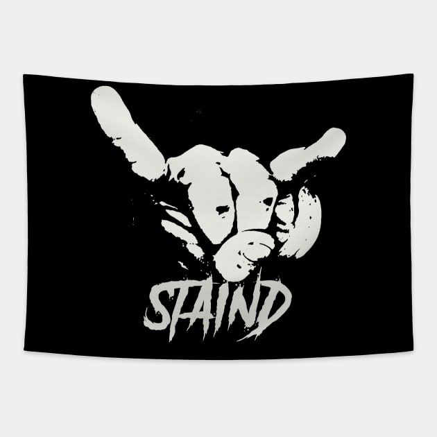 staind horn sign Tapestry by sumurbatu