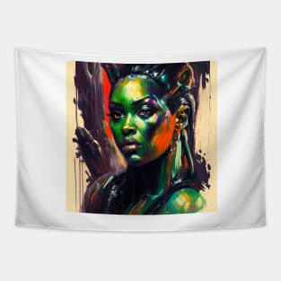 Melanin Majesty: Bold and Beautiful T-Shirt Tapestry