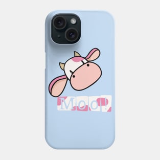 Strawberry cow moo Phone Case