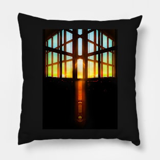 Alien Sunset Pillow