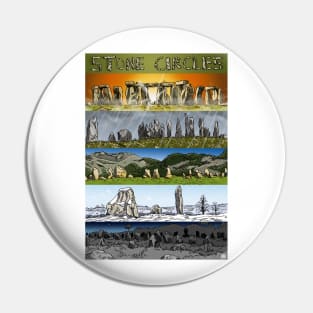 Stone Circles Pin