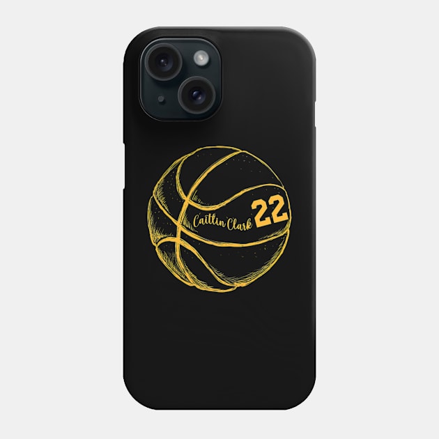 Caitlin Clark 22 Phone Case by eldridgejacqueline