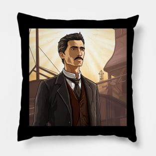 Nikola Tesla Pillow