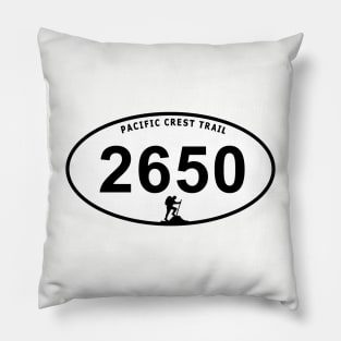 Pacific Crest Trail Mileage Pillow