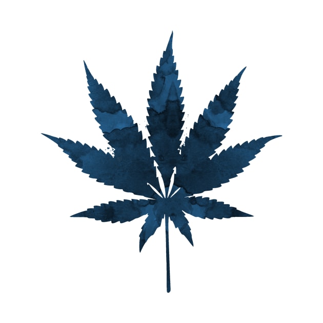 Cannabis leaf by TheJollyMarten