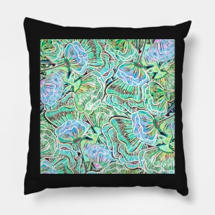 Lovely Flower Patch - Digitally Illustrated Flower Pattern for Home Decor, Clothing Fabric, Curtains, Bedding, Pillows, Upholstery, phone cases and stationary Pillow