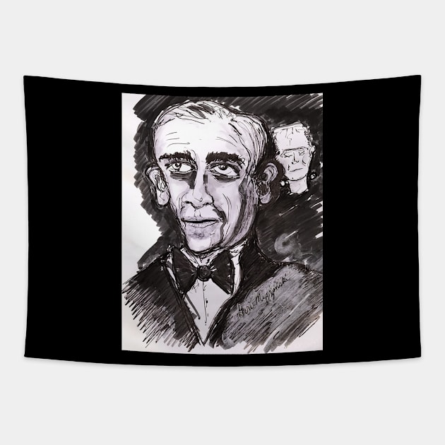 Victor Frankenstein Dr. Frankenstein Tapestry by TheArtQueenOfMichigan 