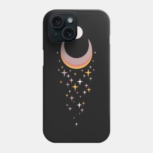 Celestial Moon and Stars Phone Case