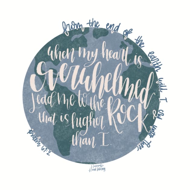 The Psalm 61:2 by Hannah’s Hand Lettering