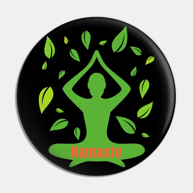 Namaste Pin by MtWoodson