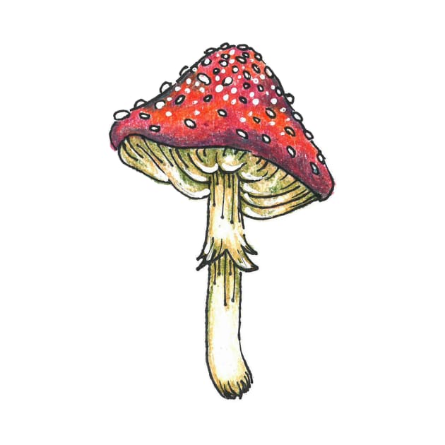 Amanita Muscaria by Ametista Ilustrations