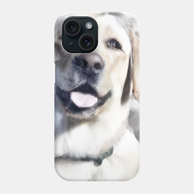 Labrador Retriever Watercolor - Gift For Dog Lovers Phone Case by Edd Paint Something