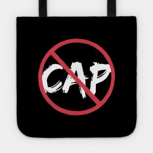 NO CAP | Funny Slang Saying | Teen Speak | Kid Gift Tote