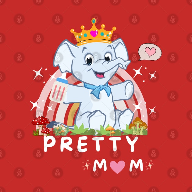 PRETTY AND STRONG MOM by HM design5