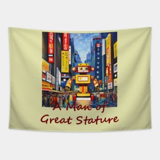 Japan Osaka Dotonbori Robot A Man of Great Stature by Kana Kanjin Tapestry