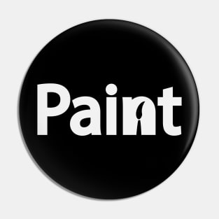 Paint Text Design Pin