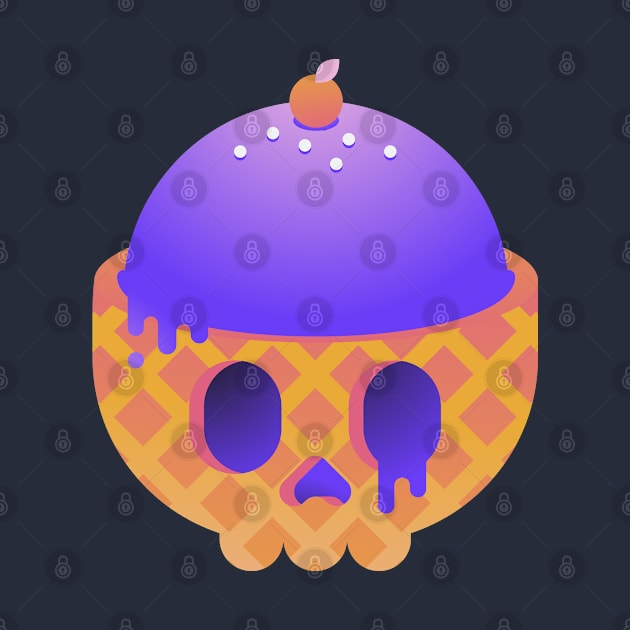 Ice Cream Skull by noeyedeer