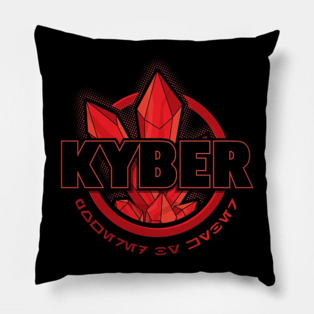 Powered by KYBER - red Pillow by TrulyMadlyGeekly