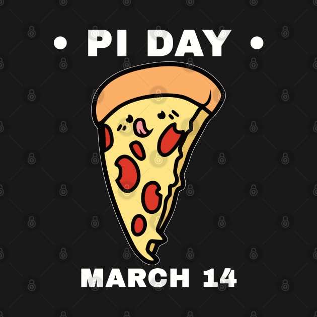 Kawaii Pi Day Pizza Slice March 14 by DPattonPD