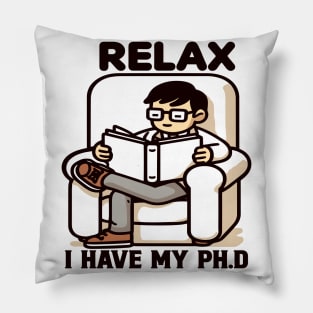 Chill and Scholarly Pillow