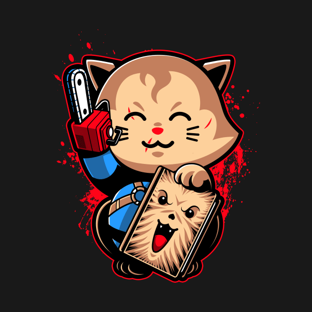 Chainsaw Cat by JayHai