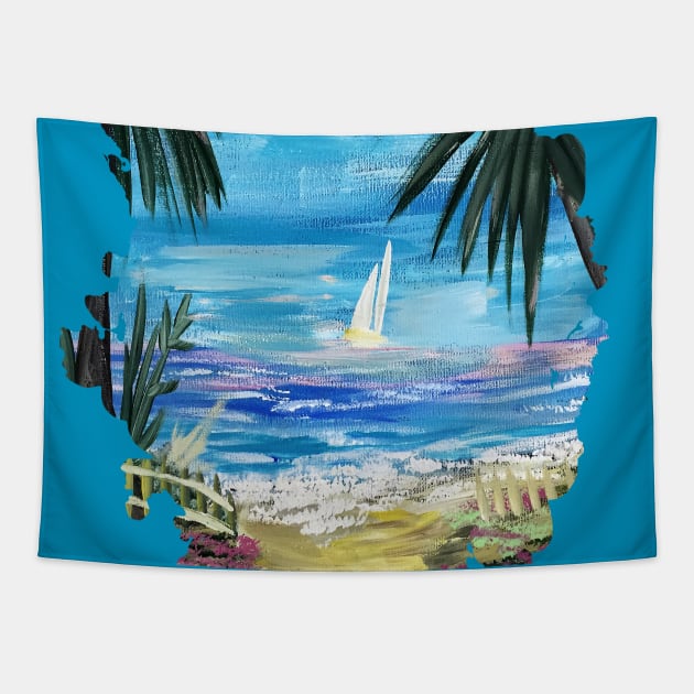 Caribbean Getaway Tapestry by adamzworld