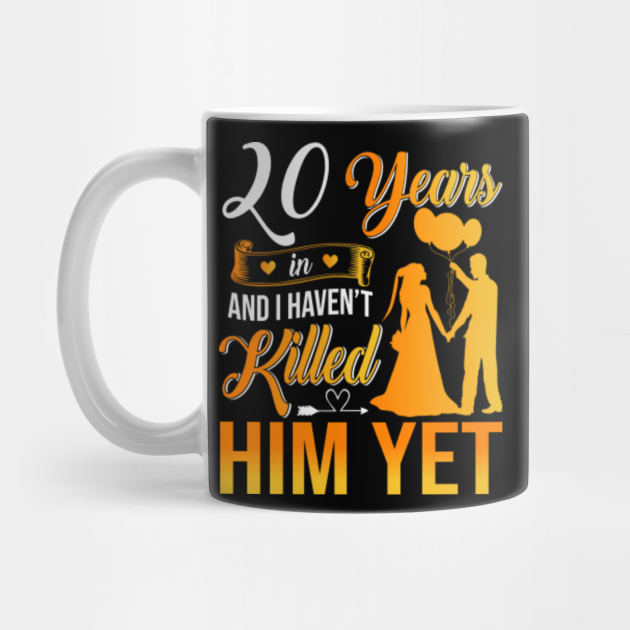 20th Wedding Anniversary Gift Shirt For Wife 20th Wedding Anniversary Gifts Mug Teepublic