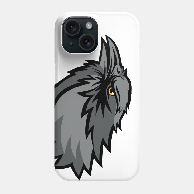 Fiery Raven Mascot Phone Case by SWON Design