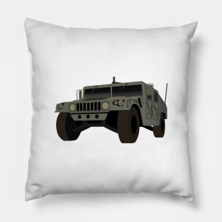 American Army Military Truck Pillow